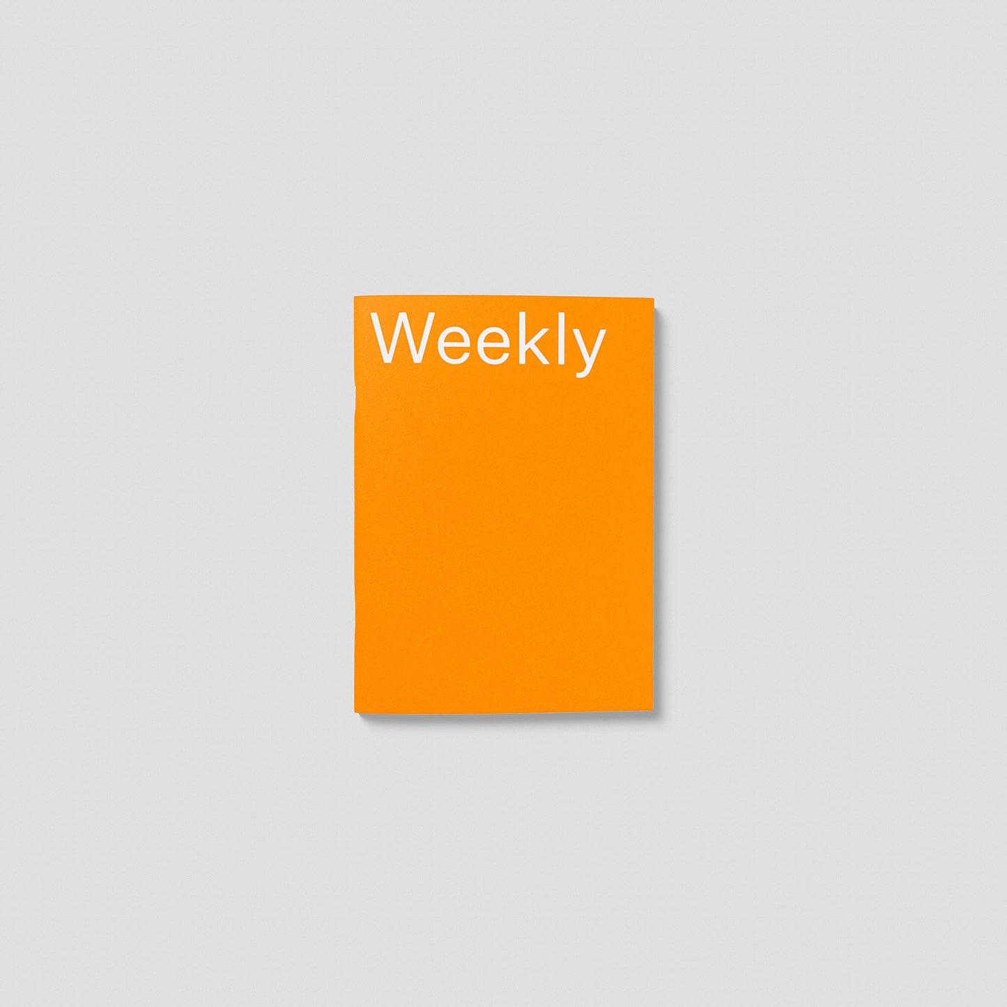 Undated Planner Weekly Paper Notebook