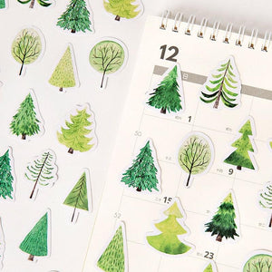 45 Piece Forest in Spring Stickers