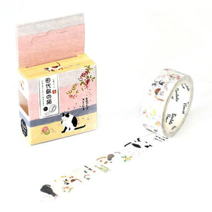 Wandering Cat Washi Tape Sample