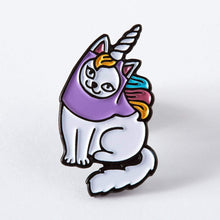 Load image into Gallery viewer, Caticorn Enamel Pin
