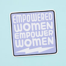 Load image into Gallery viewer, Empowered Women - Purple Vinyl Sticker
