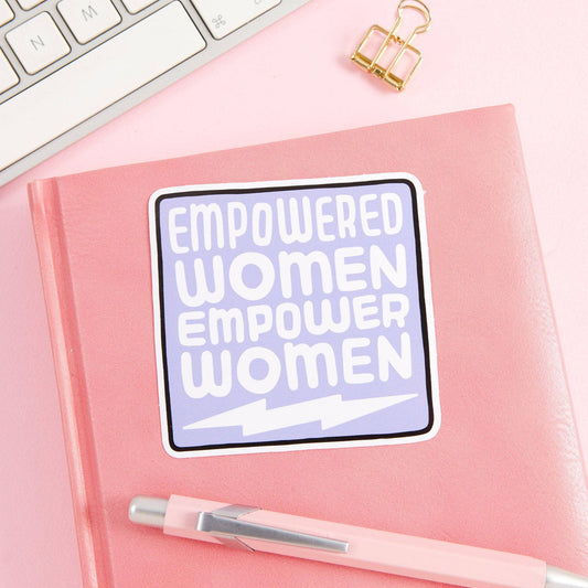 Empowered Women - Purple Vinyl Sticker