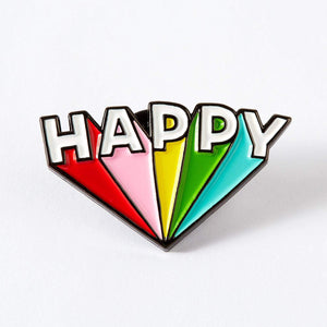 Happy Soft Enamel Pin