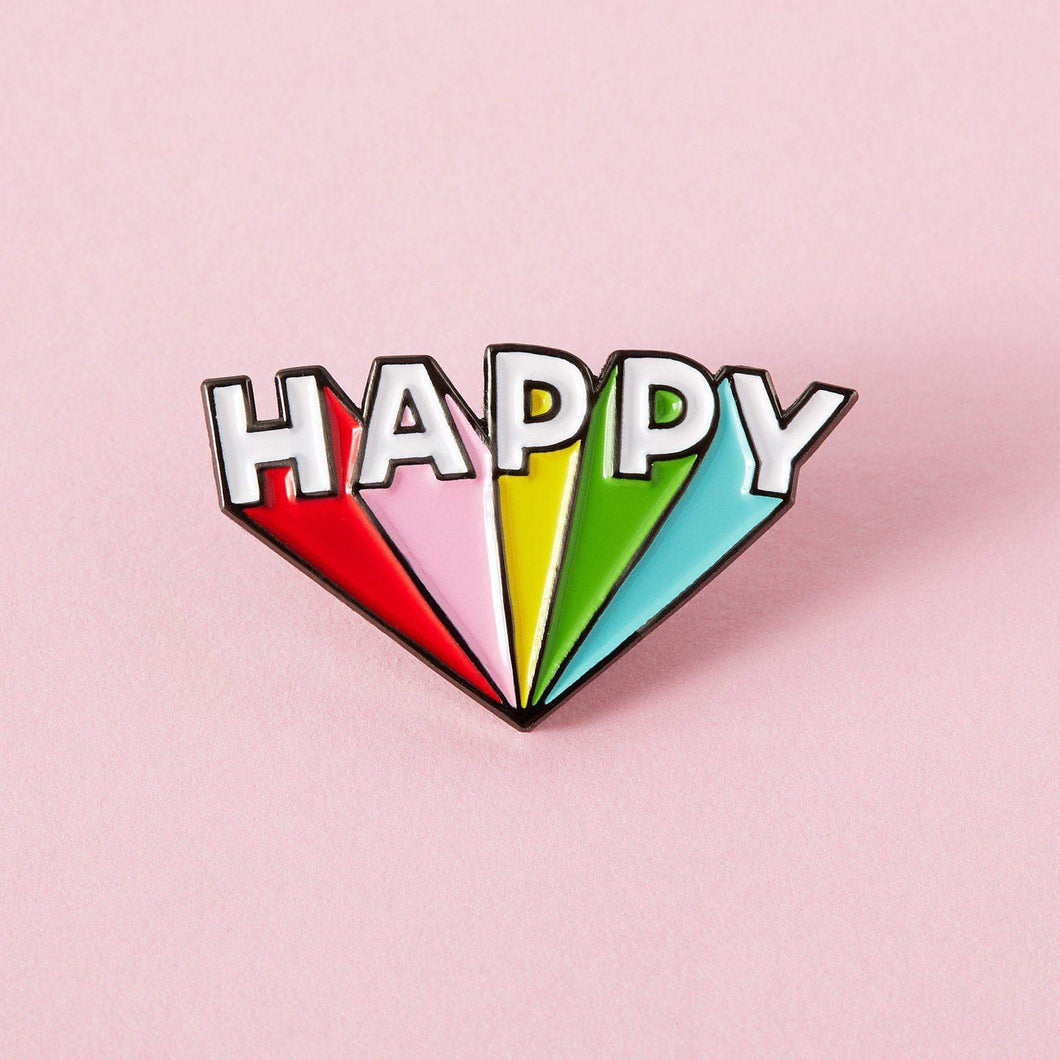 Happy Soft Enamel Pin