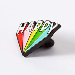 Happy Soft Enamel Pin