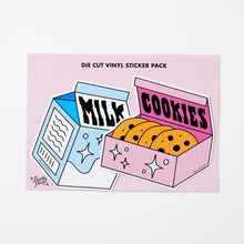 Load image into Gallery viewer, Milk &amp; Cookies 2x Vinyl Sticker Pack
