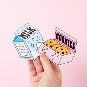 Milk & Cookies 2x Vinyl Sticker Pack