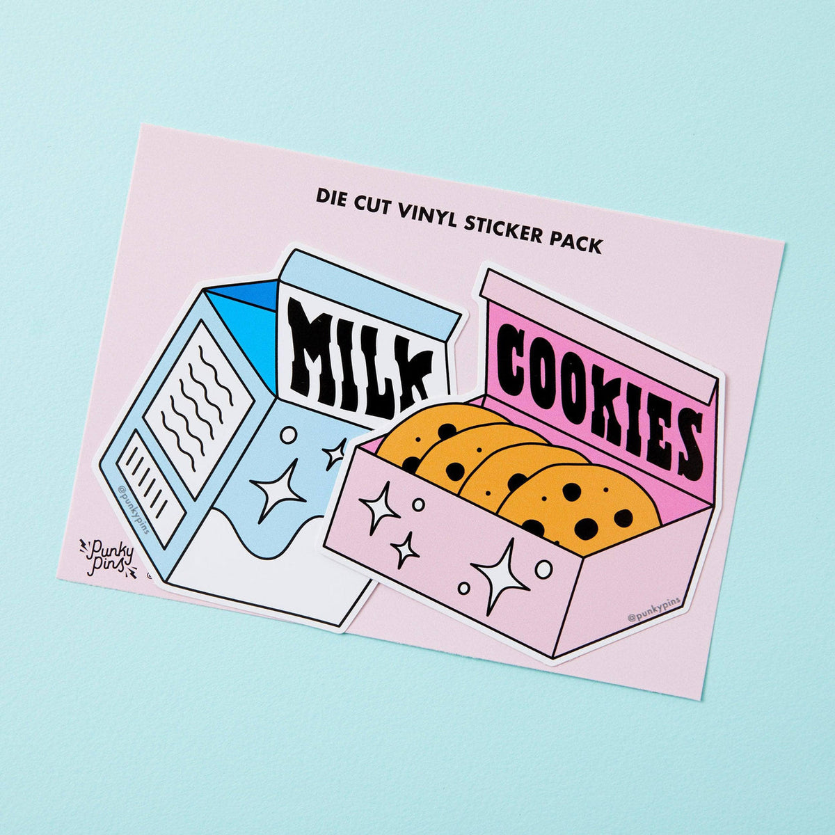 Milk & Cookies 2x Vinyl Sticker Pack – Paper planning and more