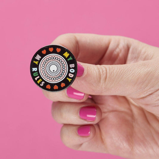 My Body My Rules Enamel Pin