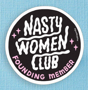 Nasty Women Club Large Vinyl Sticker