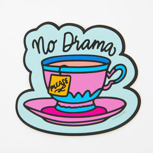 No Drama Vinyl Sticker