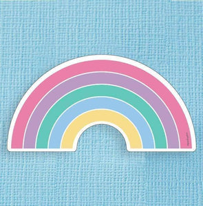 Pastel Rainbow Large Vinyl Sticker