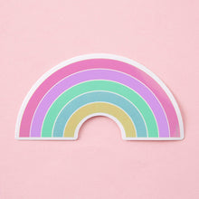 Load image into Gallery viewer, Pastel Rainbow Large Vinyl Sticker
