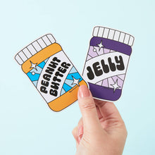Load image into Gallery viewer, Peanut Butter &amp; Jelly 2x Vinyl Sticker Pack
