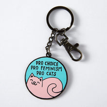 Load image into Gallery viewer, Pro Cats Enamel Keyring
