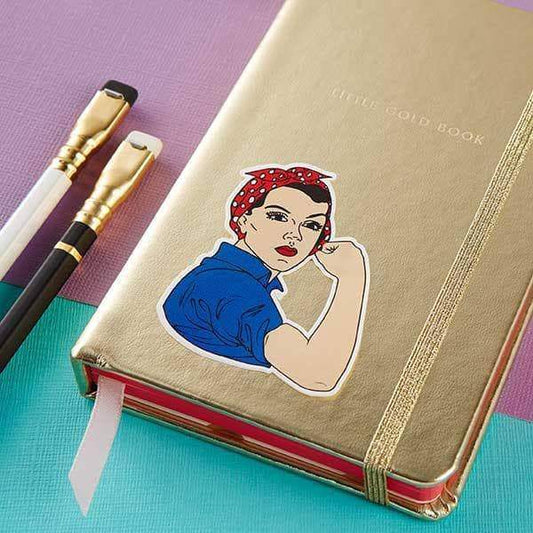 Rosie Riveter Die Cut Vinyl Sticker