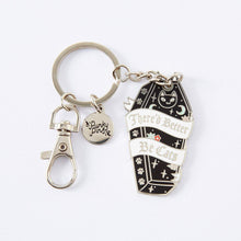 Load image into Gallery viewer, There’d Better Be Cats Enamel Keyring

