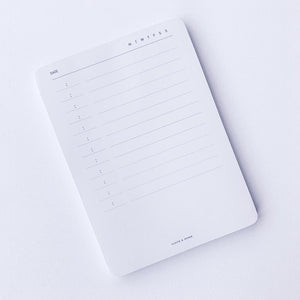 SMALL SCHEDULE NOTEPAD