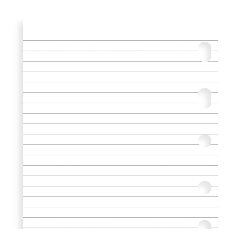 White Ruled Notepaper Value Pack Pocket